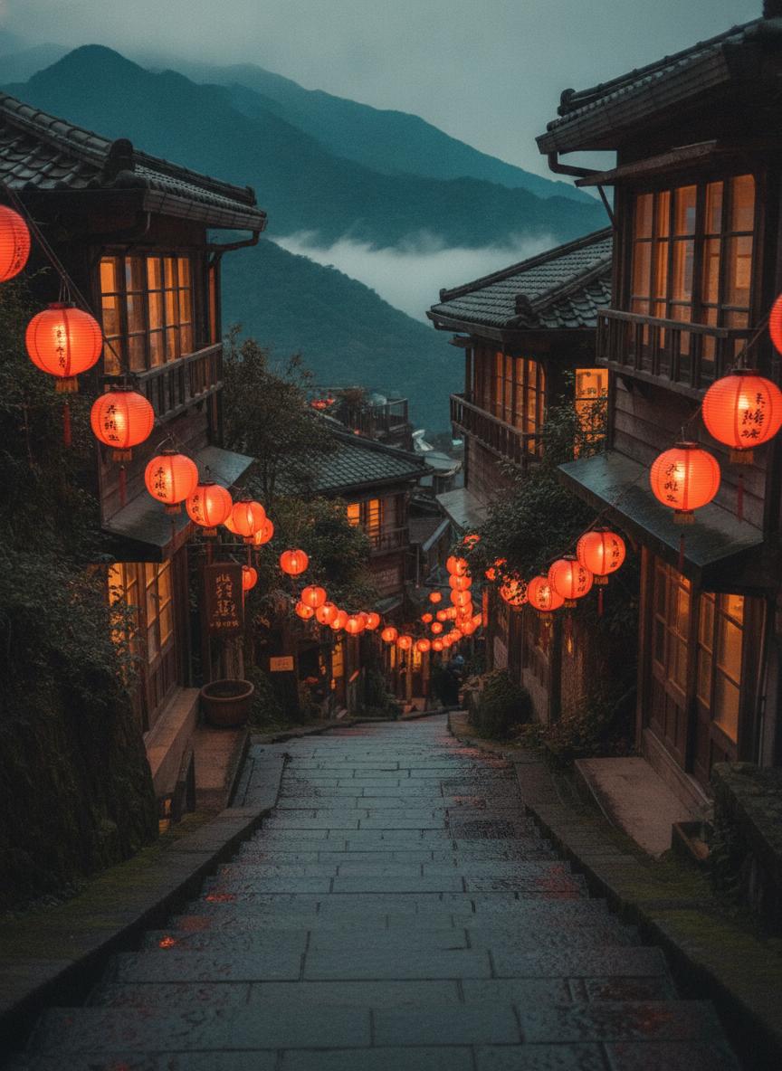 九份山城浪漫之旅
