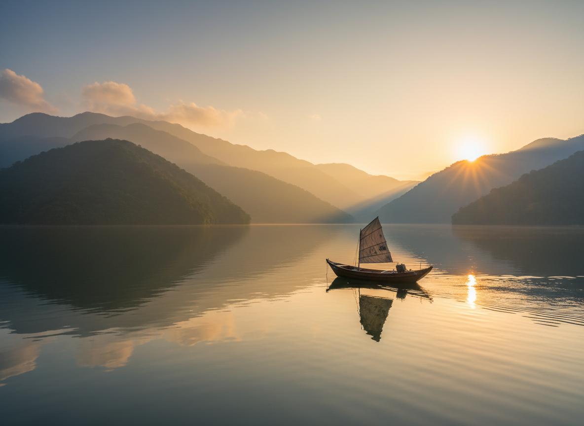 日月潭湖景