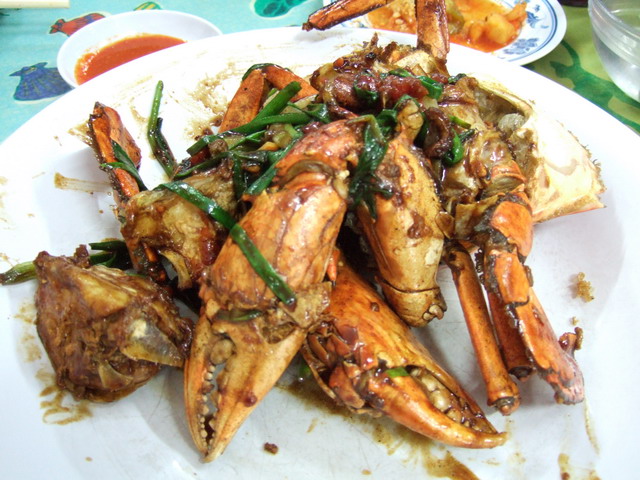 【新加坡美食】無招牌海鮮餐廳：超級好吃的黑胡椒螃蟹 142 @貓大爺