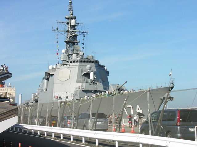 【日本軍事旅遊】日本海上自衛隊 DDG-174  Kirishima 霧島號神盾驅逐艦開放參觀：橫濱開港150週年 400 @貓大爺