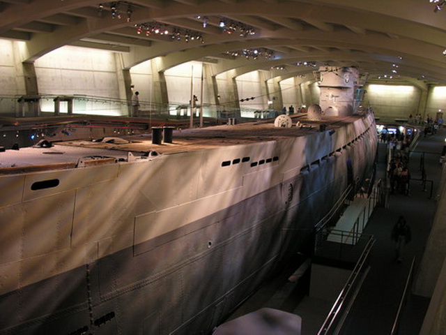 【芝加哥旅遊】美國芝加哥科學工藝博物館：獵殺德國 U-505 潛艇 436 @貓大爺
