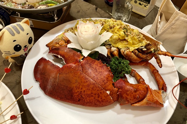 【金門金城美食】阿金辦桌：最狂台菜海鮮餐廳的超巨大哥吉拉級波士頓龍蝦 3808 (推薦) @貓大爺